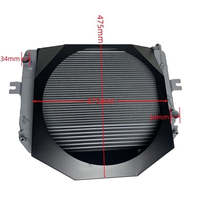 फोर्कलिफ्ट पार्ट्स K9DH2-10101LD HELI CPCD30 ग्रे के लिए हाइड्रोलिक रेडिएटर