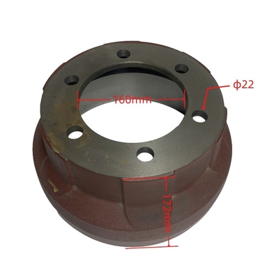 FD30Z5/T6 FB30 CPC D 30-35 FD30-35 24453-02131 के लिए स्टील ब्रेक ड्रम लंबी सेवा जीवन