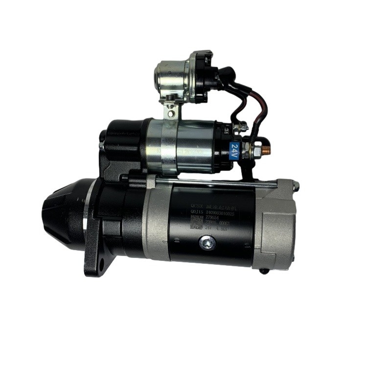 क्वानचाई डीजल इंजन पार्ट्स के लिए शीर्ष- 24 वी 4.5KW स्टार्टर QDJ2519E-P 495/498/4C5/4C6 2409003010025